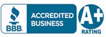 BBB Accredited Business - A+ Rated