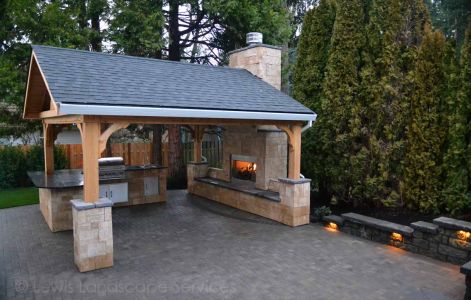 Free Standing Outdoor Structure - Open Gable