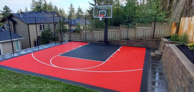 Basketball Court Installed In Lake Oswego