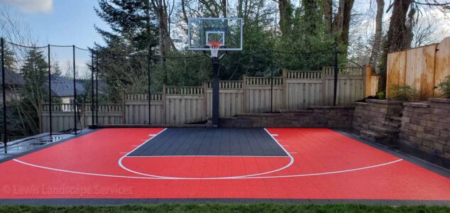 Basketball Court in Lake Oswego, OR