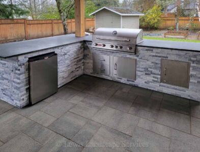 Half of a Dual Outdoor Kitchen we Built in Hillsboro, OR