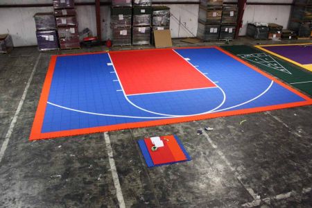 Dillon Sports Court at Factory-Lewis Landscaping Inc. Beaverton, OR 97124