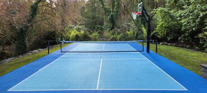 Pickle Ball Court Installation in SW Portland, OR