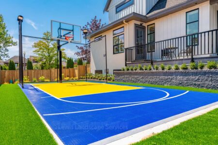 Basketball Court Installed in Tigard, OR