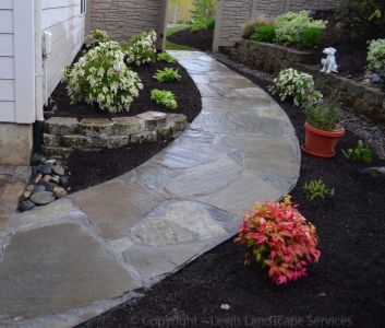 Solid Flagstone Pathway