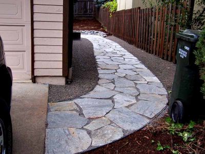 Solid Flagstone Pathway