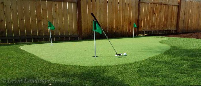 Golf Putting Green Installation