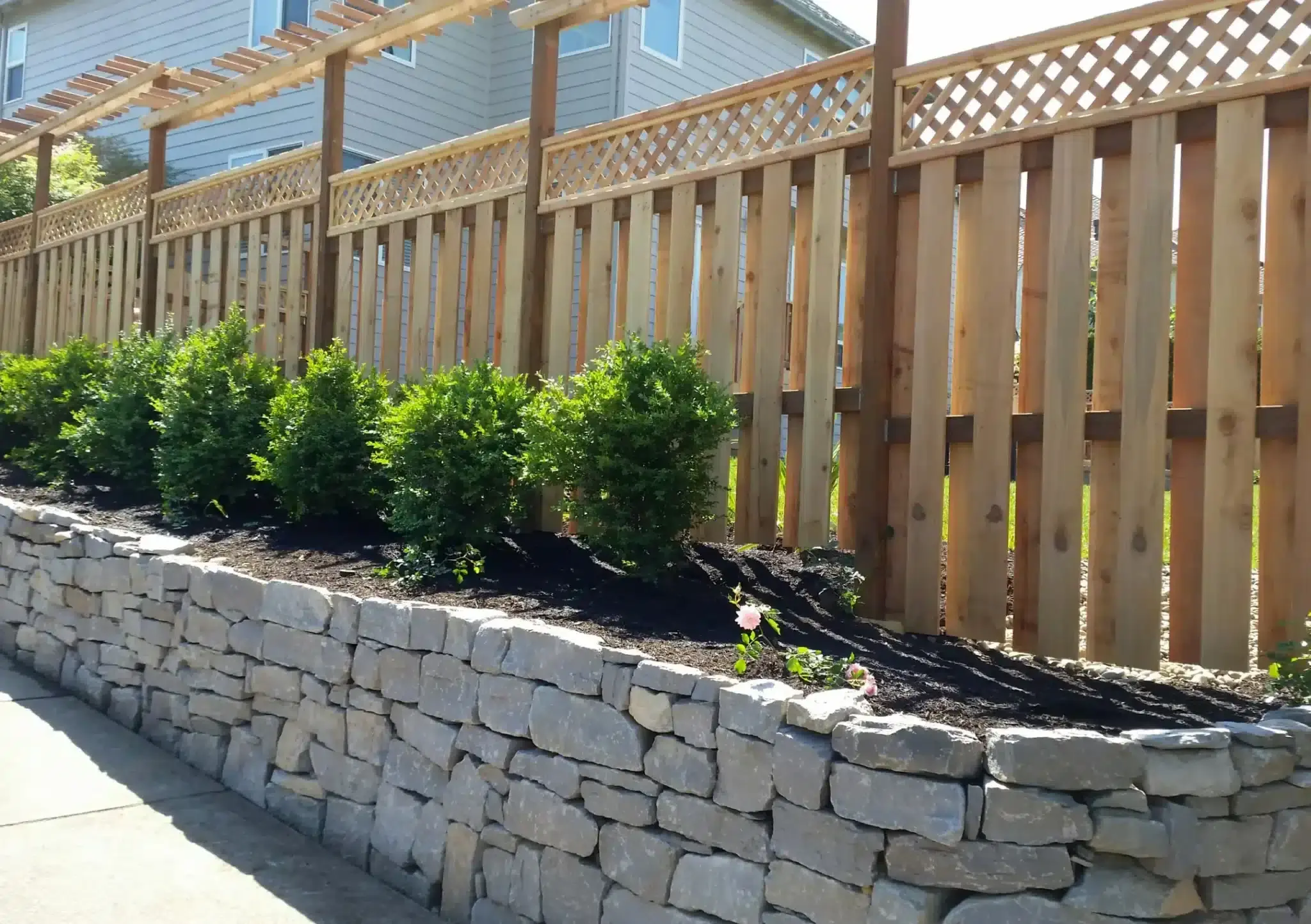 Rock Walls and bespoke fencing Beaverton Oregon