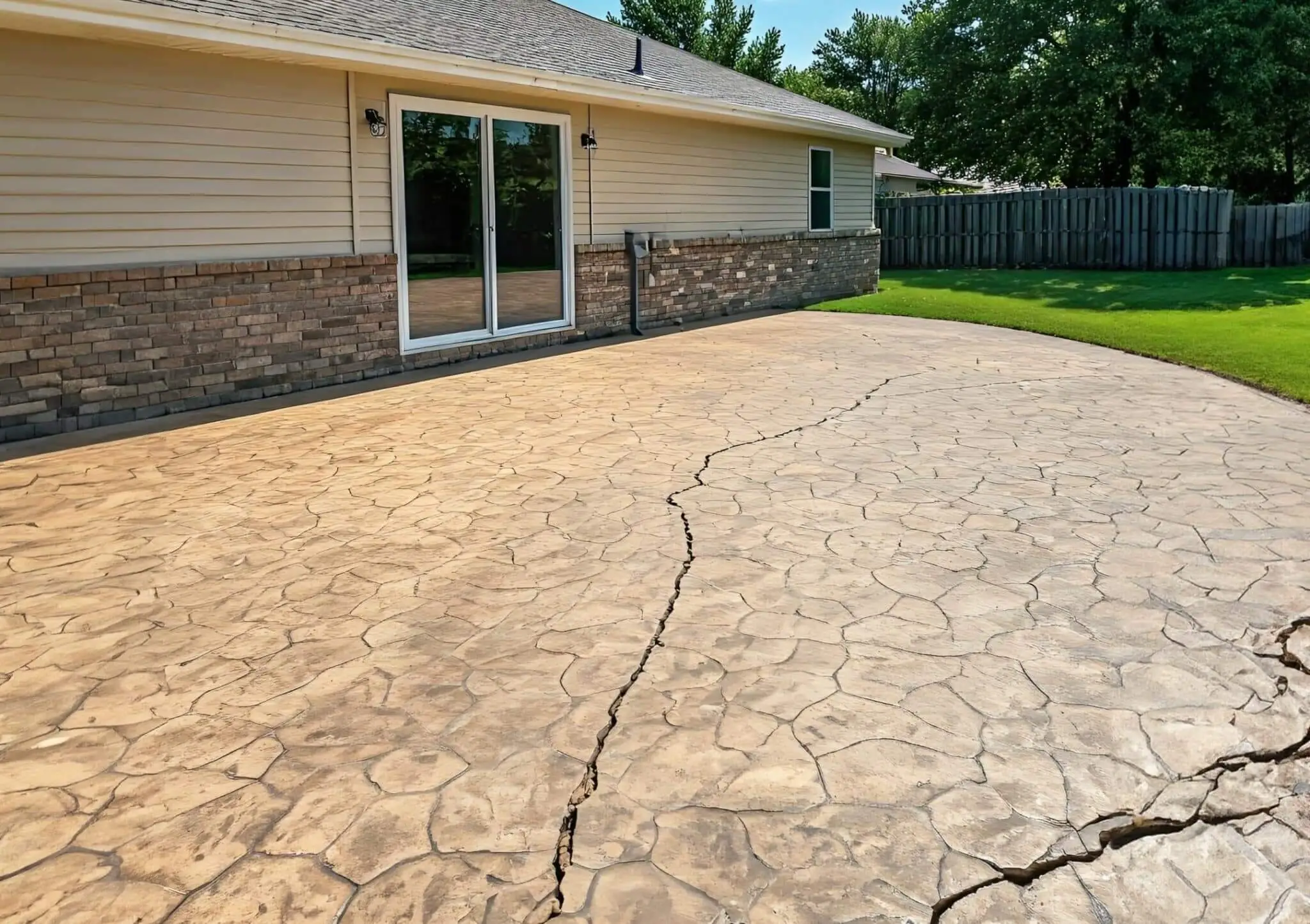 Stampeded Concrete in Portland Oregon